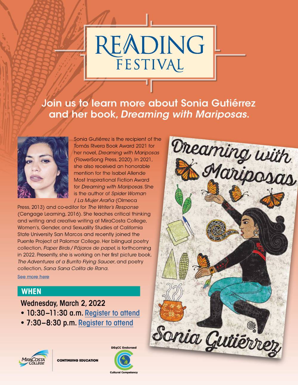 Reading Festival with Guest Speaker Sonia Gutiérrez