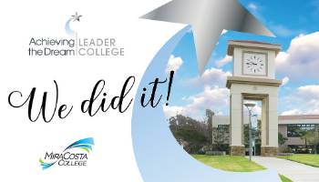 MiraCosta College Named Achieving the Dream Leader College