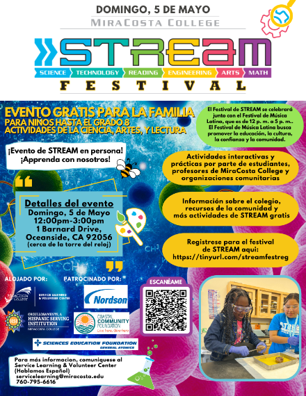 STREAM Festival Flyer Spanish