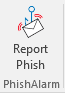 Reporting of suspected phishing