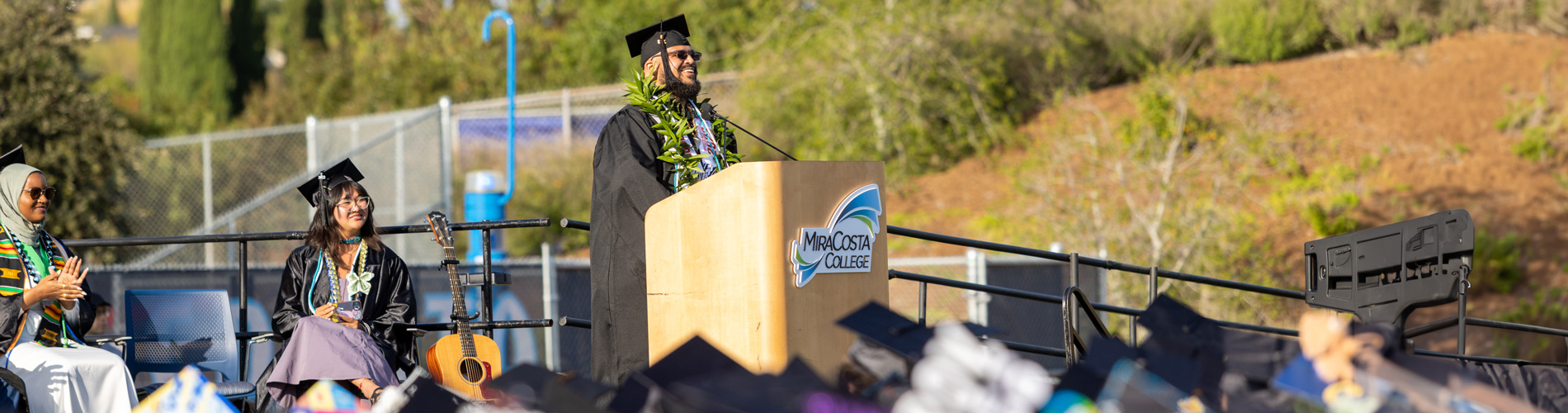 Commencement Videos and Programs Background Image